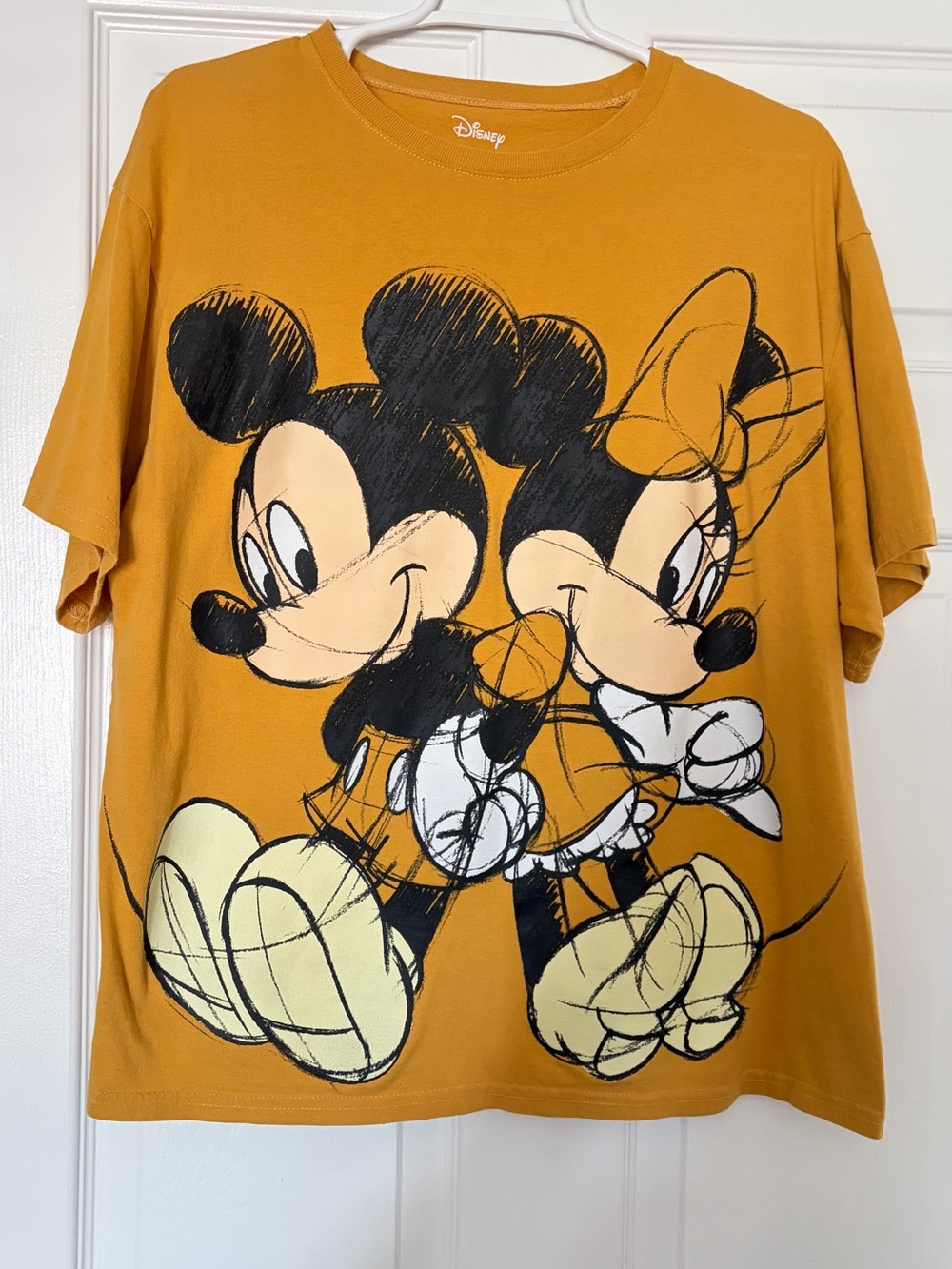 Disney Mickey Mouse& Minnie Sketch Graphic Tee